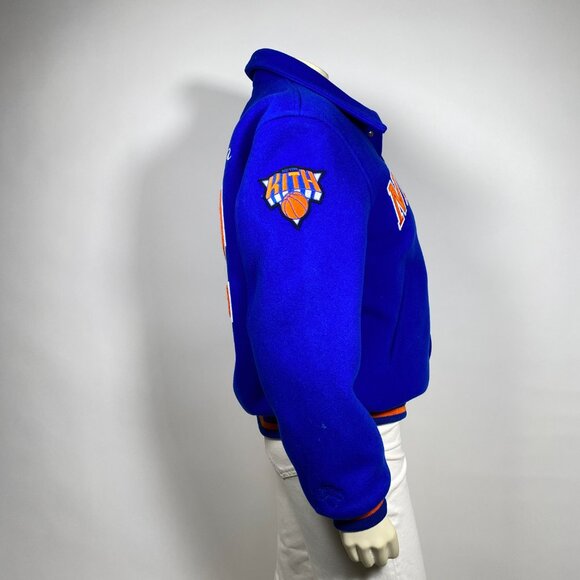 KITH New York Knicks Blue Wool Coaches Jacket - Picture 4 of 9